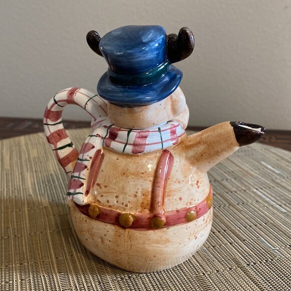 Cute Reindeer Ceramic Tea Pot (Decorative Figurine) Flomo - Picture 3 of 9